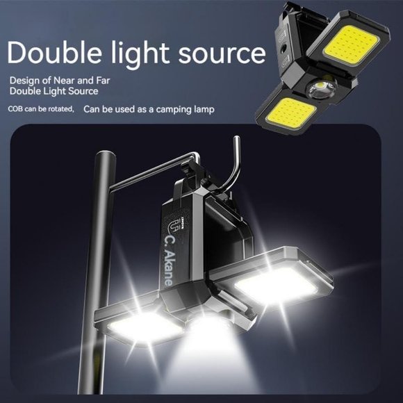 Rechargeable Cob Keychain Work Light with Bottle Opener and Magnet(1 Pack) - Picture 3 of 14